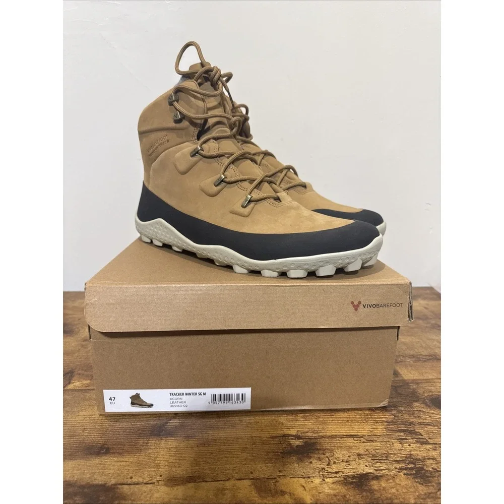 Vivian Bare Foot Tracker Winter SG M Men's 47 EU Acorn Leather 309163-02 Sz 13
